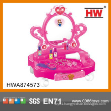 Girls Play Sets Plastic Children Dresser Table With Mirror